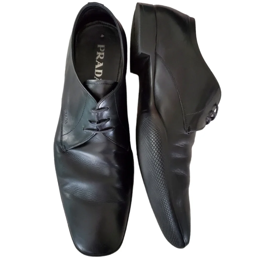 Men's black Prada shoes